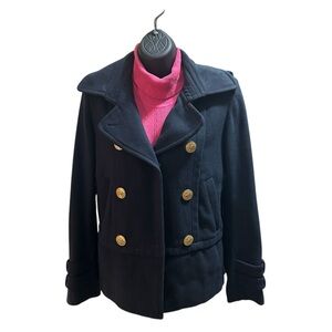 Carling Wool Blend Navy
Peacoat with Gold Buttons Size 38 (US 6)
